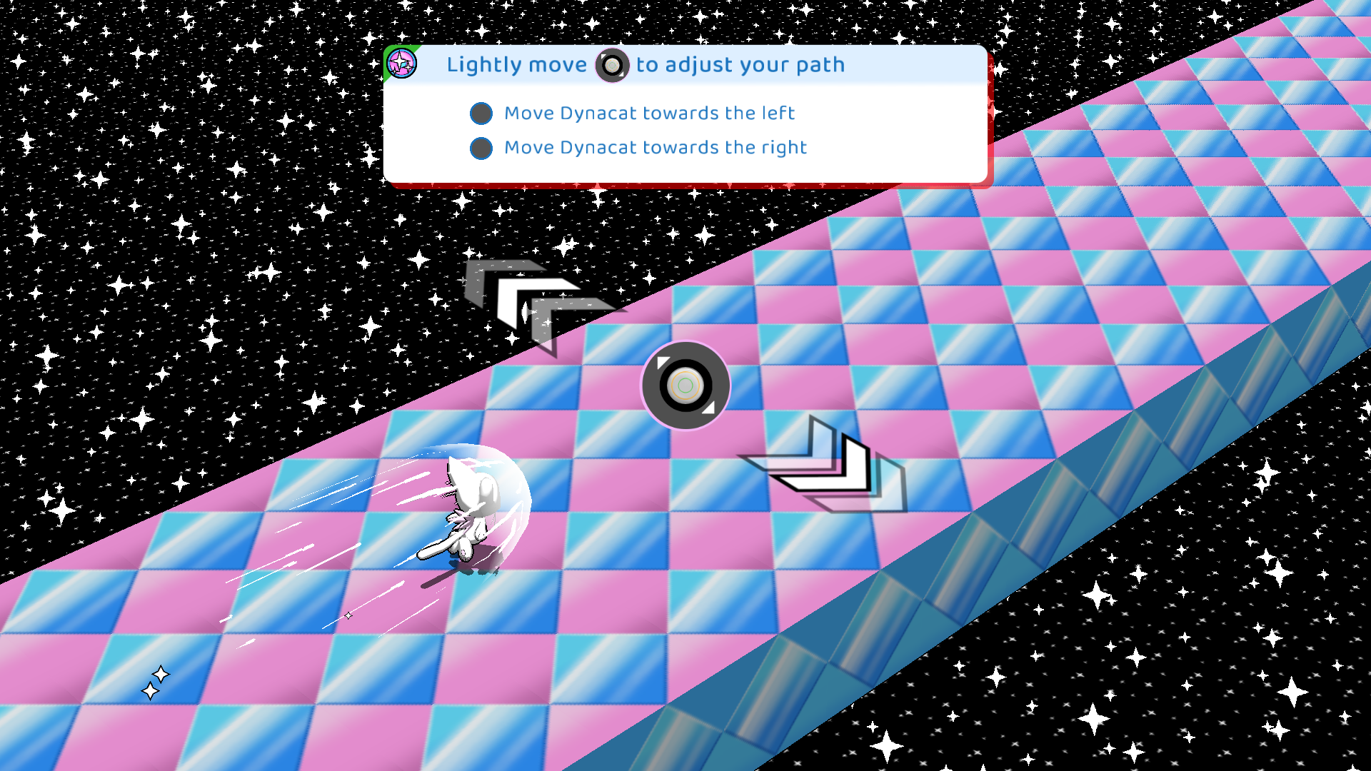 A screenshot of the tutorial stage